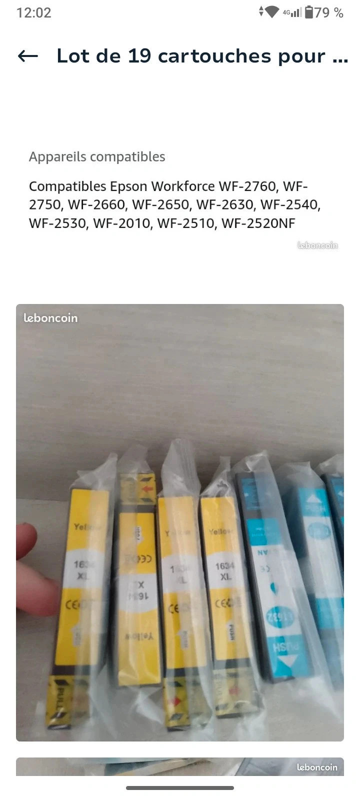 Lot de 19 cartouches Epson prix ferme – photo 7